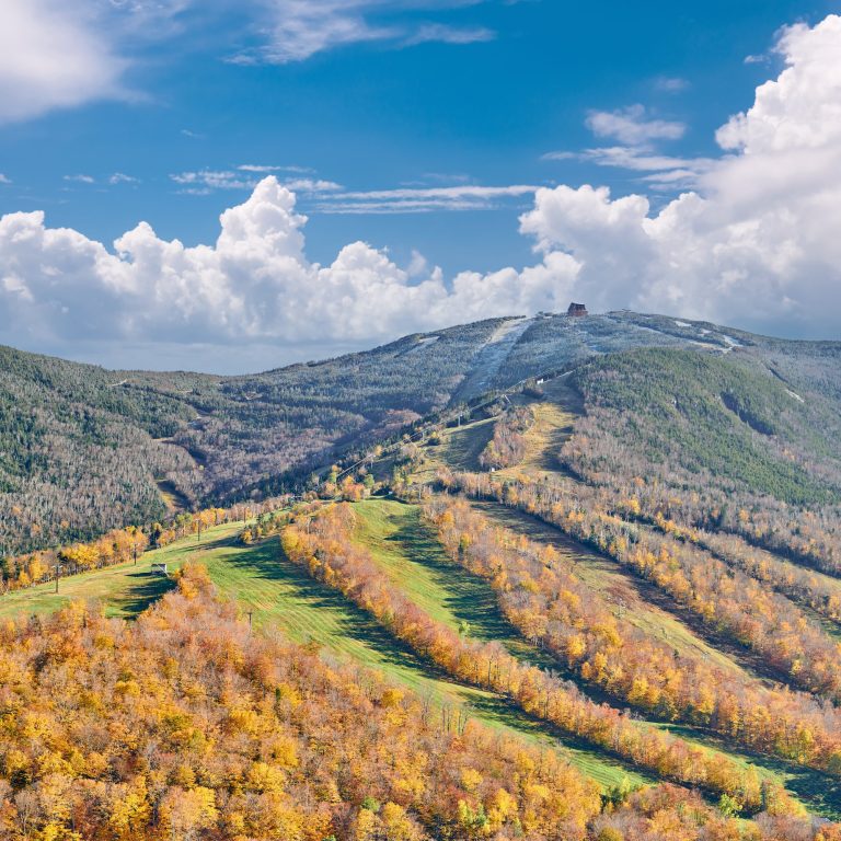 View from Artist's Bluff in autumn, New Hampshire