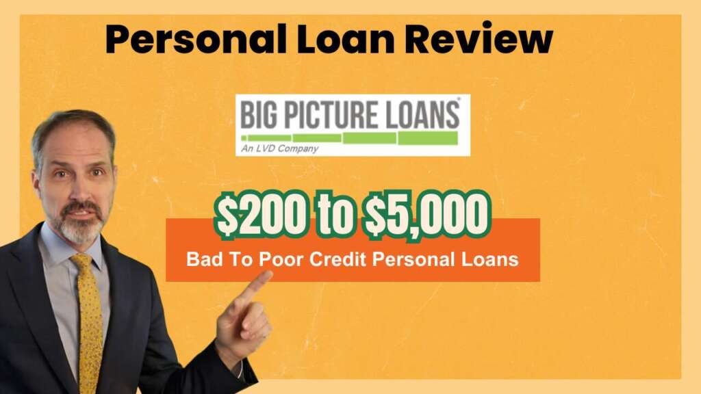 Should you take a loan from Big Picture Loan? Big Picture Personal loans range from $200 to $5,000 for Bad to Poor Credit.