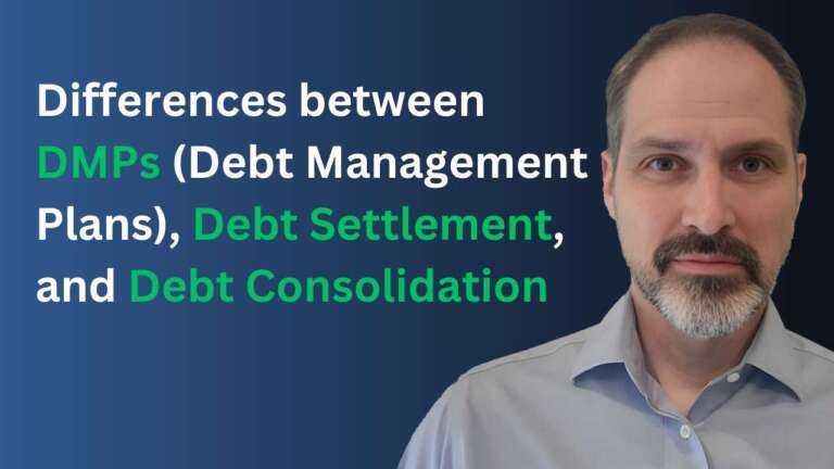 We break down over 15 criteria to show you the differences between DMPs, Debt Settlement and Debt Consolidation so you can make the right decision for you.