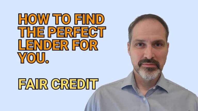 Finding the perfect personal loan lender options for fair credit based on your need
