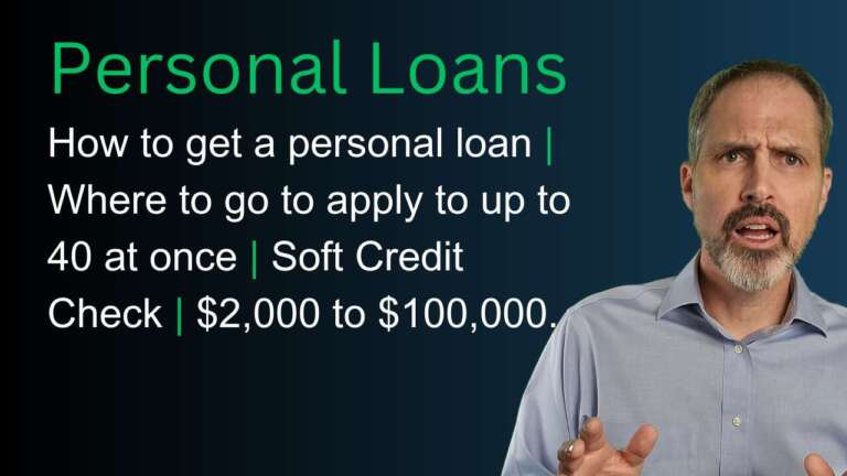 How to get a personal loan and where to go to apply to up to 40 at once with a soft credit check: $1,000 to $100,000.