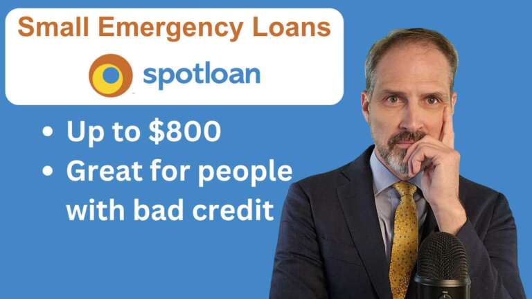 Spotloan Personal Loan review: How it works & what it costs. Great for people with poor credit and loans up to $800.