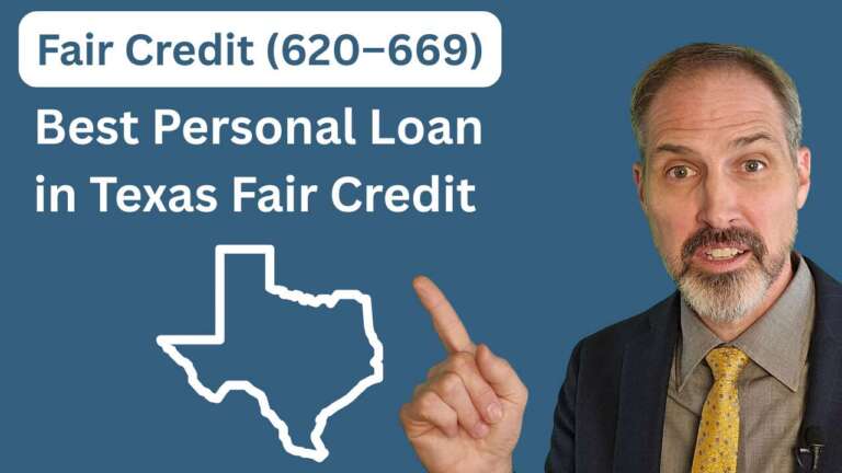 Discover the best personal loans in Texas for fair credit. Compare credit unions, online lenders, and banks to find low APR options.