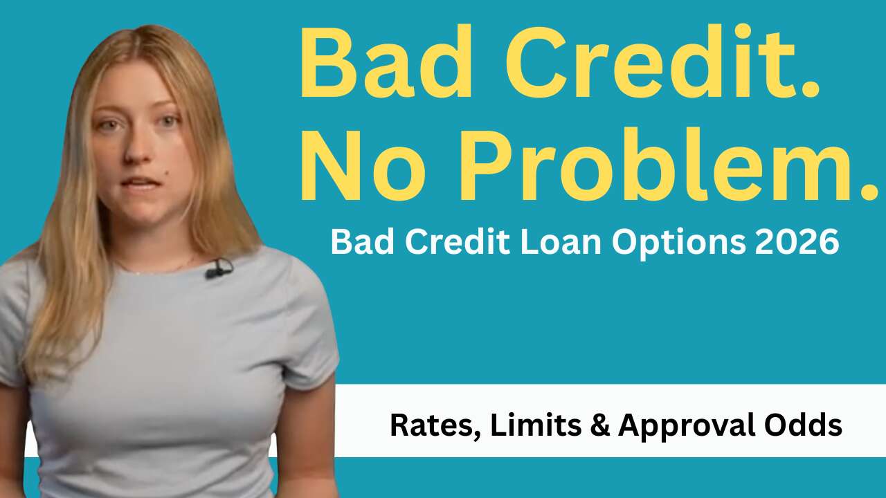 Best personal loans for bad credit in 2026. Compare lenders that approve under 600 credit scores, see rates, terms, and approval tips.